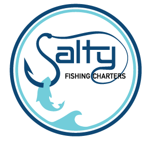 Salty Fishing Charters Logo